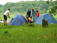 Установка лагеря
